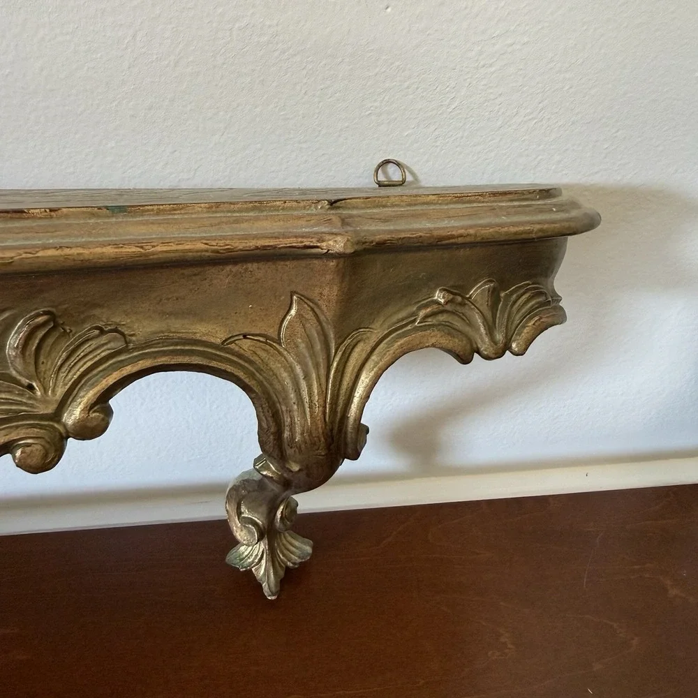 Vintage Italian Florentine Gold Ornate 19
